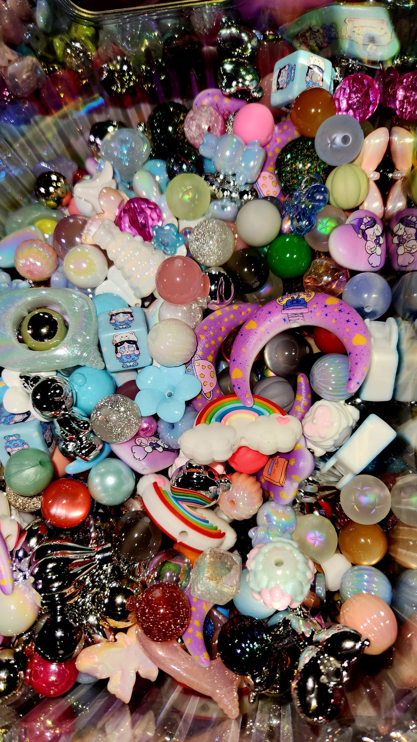 300ML MEGA MIX - Mixed Beads Scoops (DIY Beads For Pens and Keychain)| LIVE Show