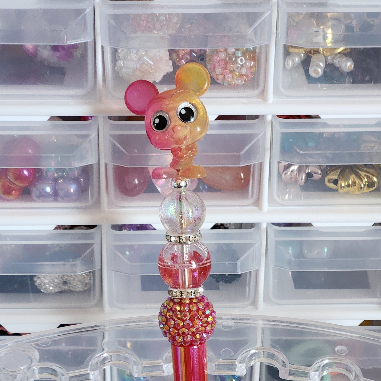 RARE Mickey Doorables Pen | Pre-made Beadable Pen