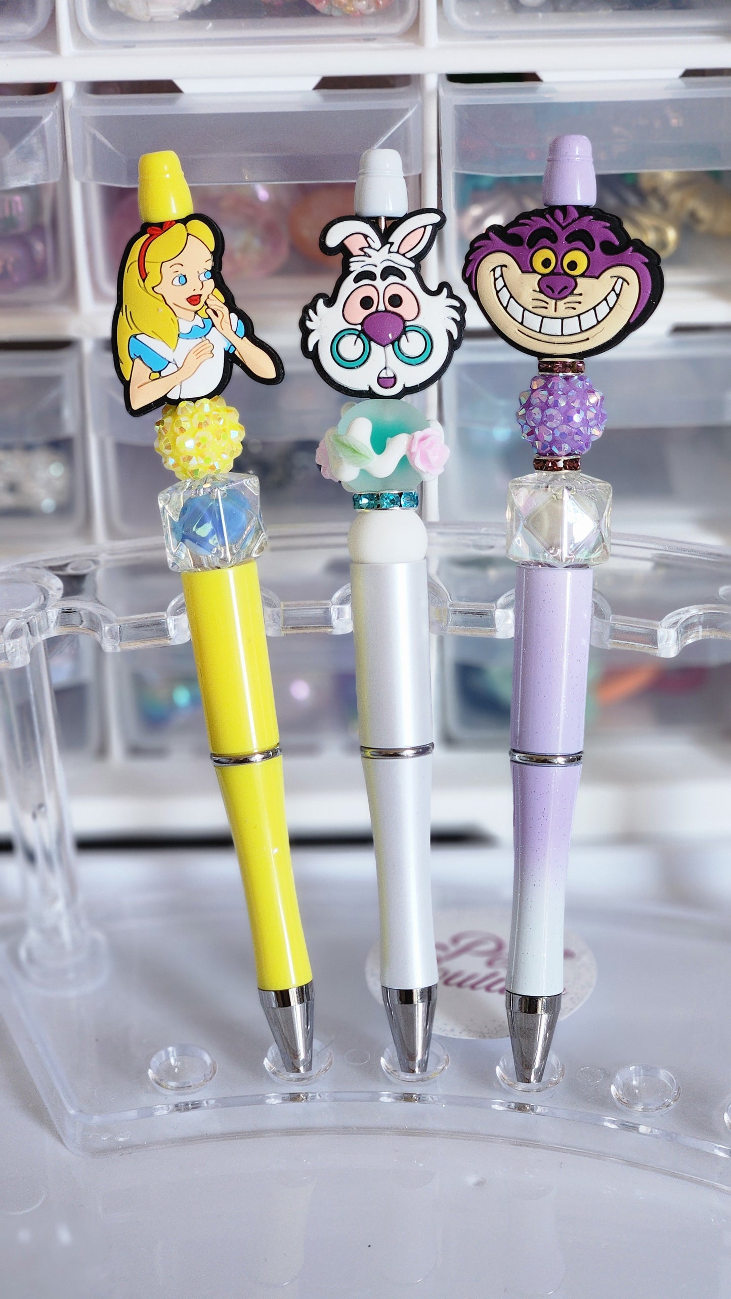 Alice In Wonderland | Pre-made Beadable Pens