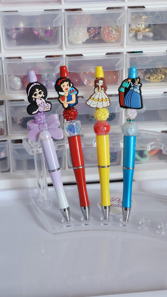 Disney Princess Pens | Pre-made Beadable Pens