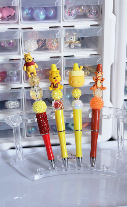 Winnie-The-Pooh Inspired Pens | Pre-made Beadable Pens