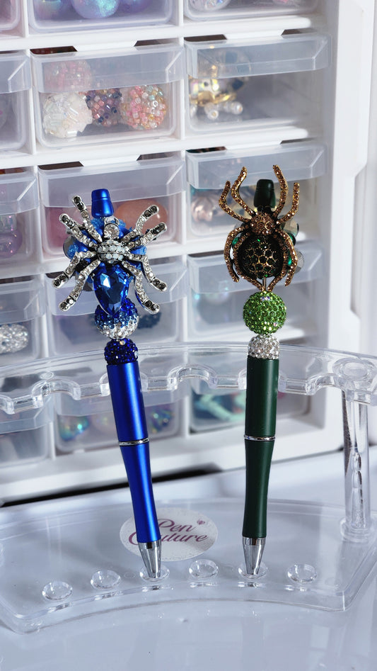 Spider Boujee Pens | Pre-made Beadable Pens