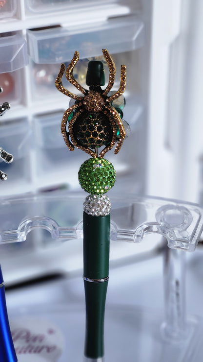 Spider Boujee Pens | Pre-made Beadable Pens