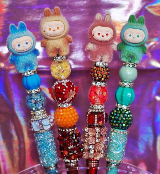 Labubu Fancy Pens | Pre-made Beadable Pens