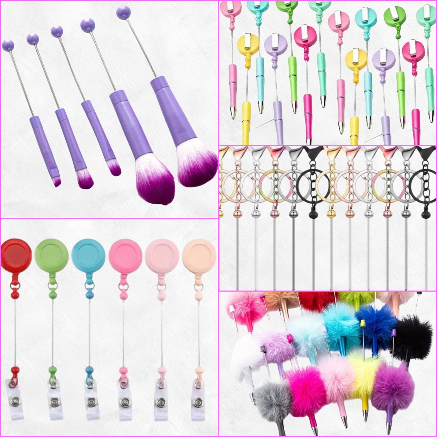 Beadable Items Blind Bags (Pens, Keychains, Bookmarks, Beauty tools) | LIVE Show