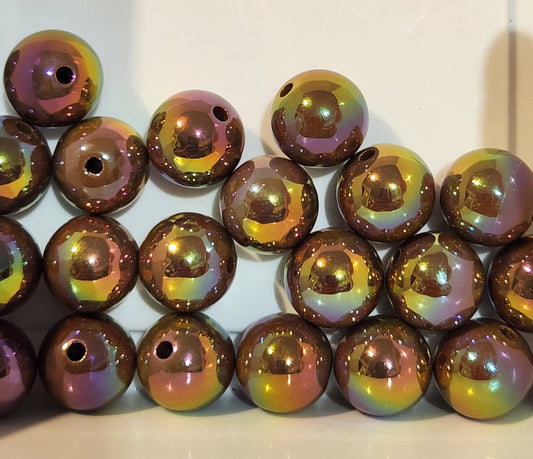 16mm Round Acrylic UV-Coated Beads (For Pens) | DIY Craft Supplies