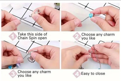 Adjustable Chain Bracelet - 18cm Beadable Bracelet