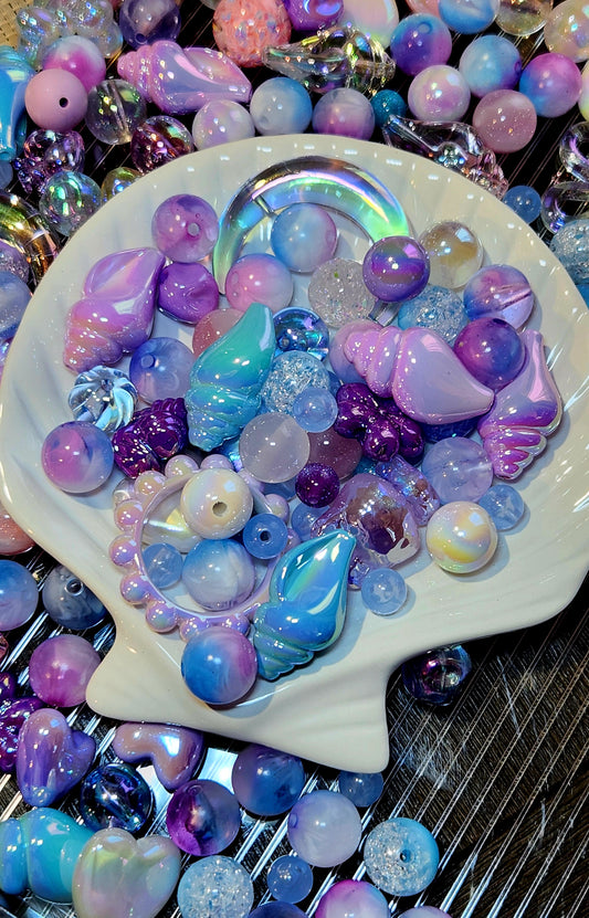 MERMAID TREASURES - Mixed Beads Scoops (DIY Beads For Pens and Keychain)| LIVE Show