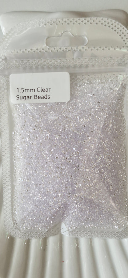1.5mm Sugar Beads | DIY Craft Supplies