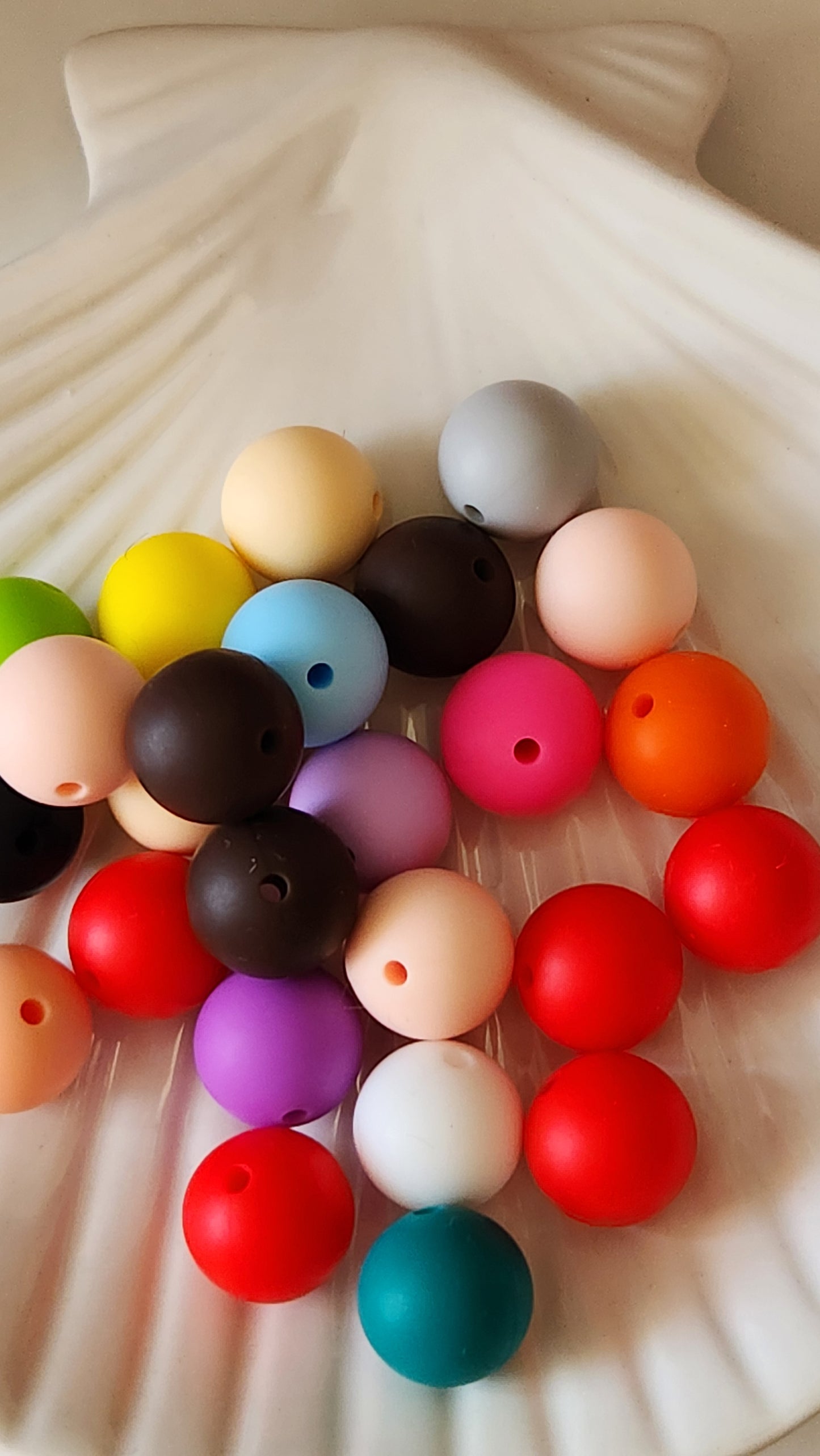 15mm Round Silicone Beads (Fit Pens & Keychains) | DIY Craft Supplies