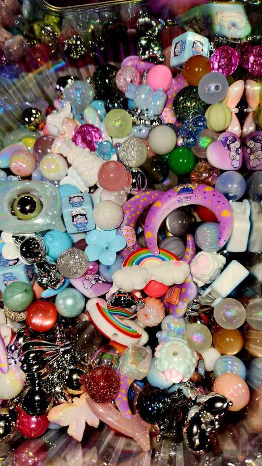 300ML MEGA MIX - Mixed Beads Scoops (DIY Beads For Pens and Keychain)| LIVE Show